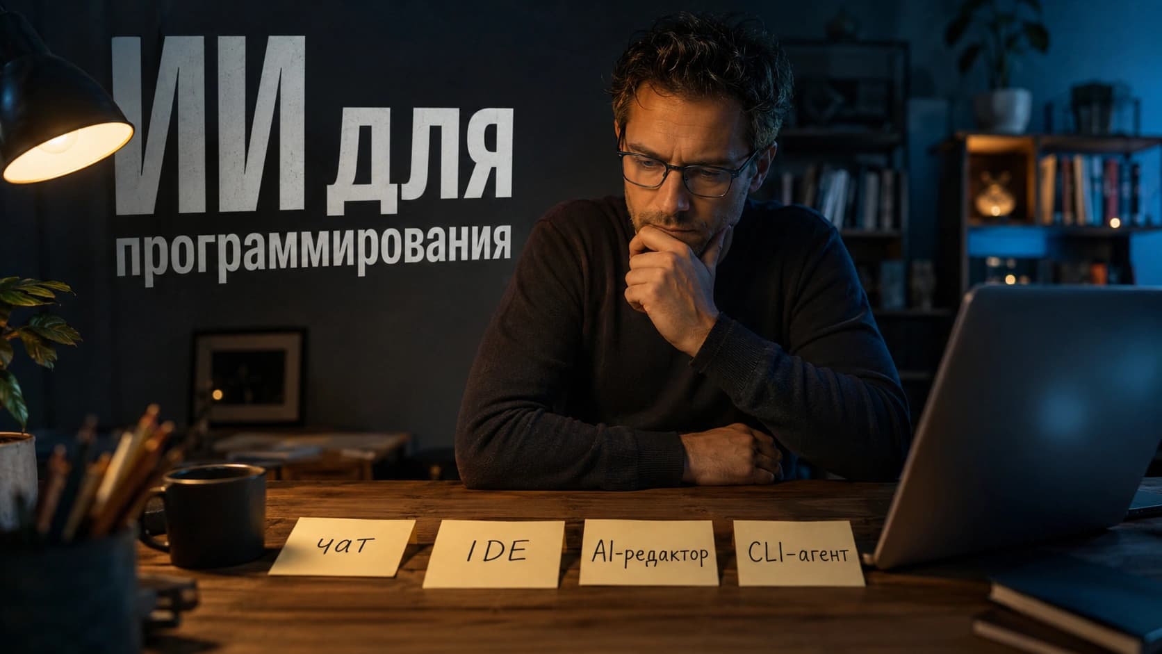Карта выбора ИИ-инструмента для программирования: чат, IDE, AI-редактор, CLI-агент