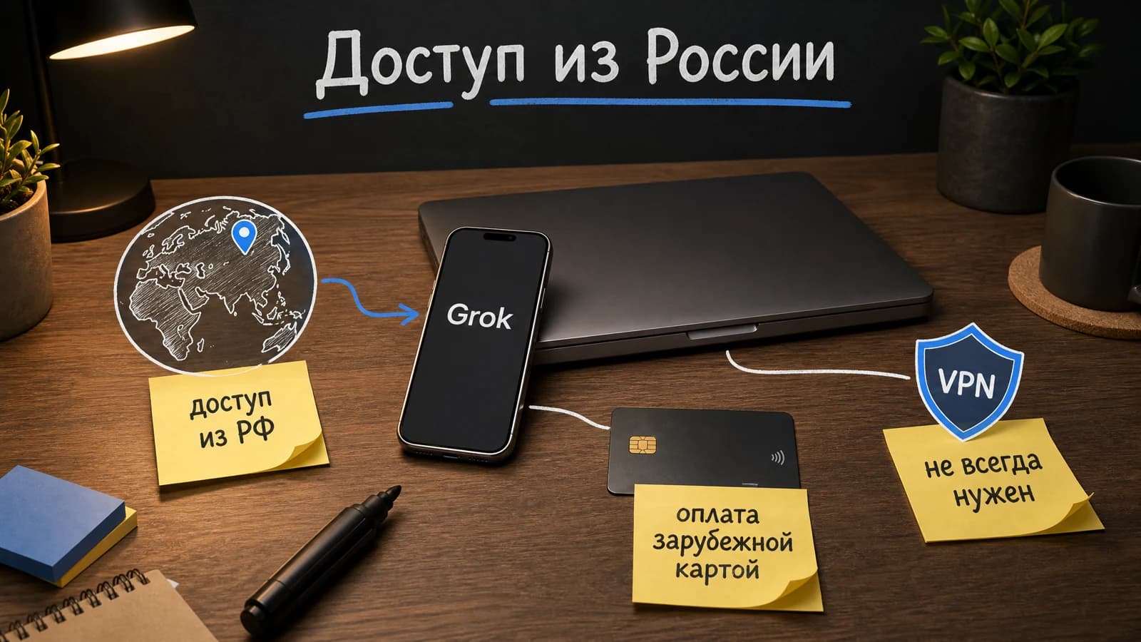 Как пользоваться Grok из России: доступ, VPN и оплата зарубежной картой