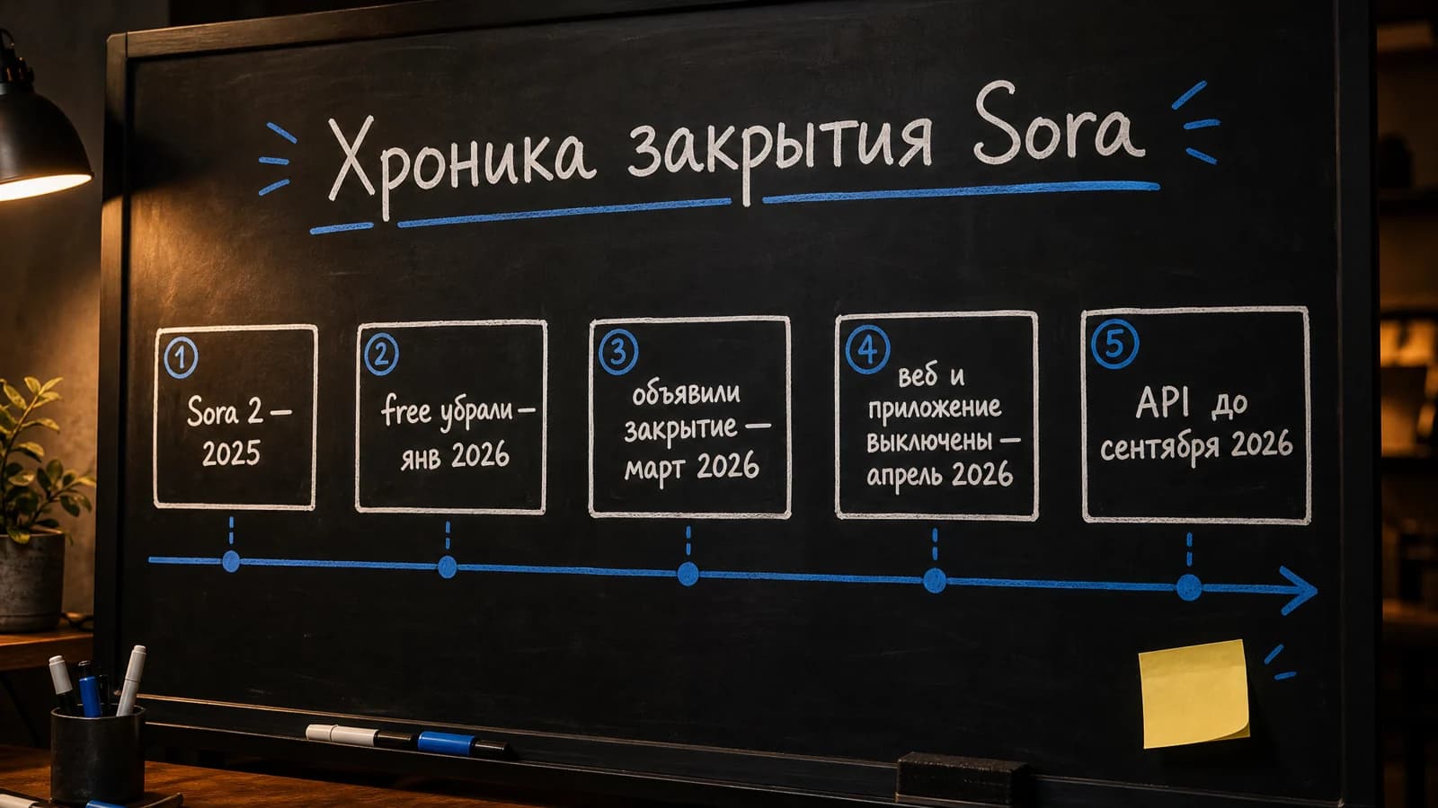 Таймлайн закрытия видеонейросети Sora: от запуска Sora 2 в 2025 до отключения в 2026
