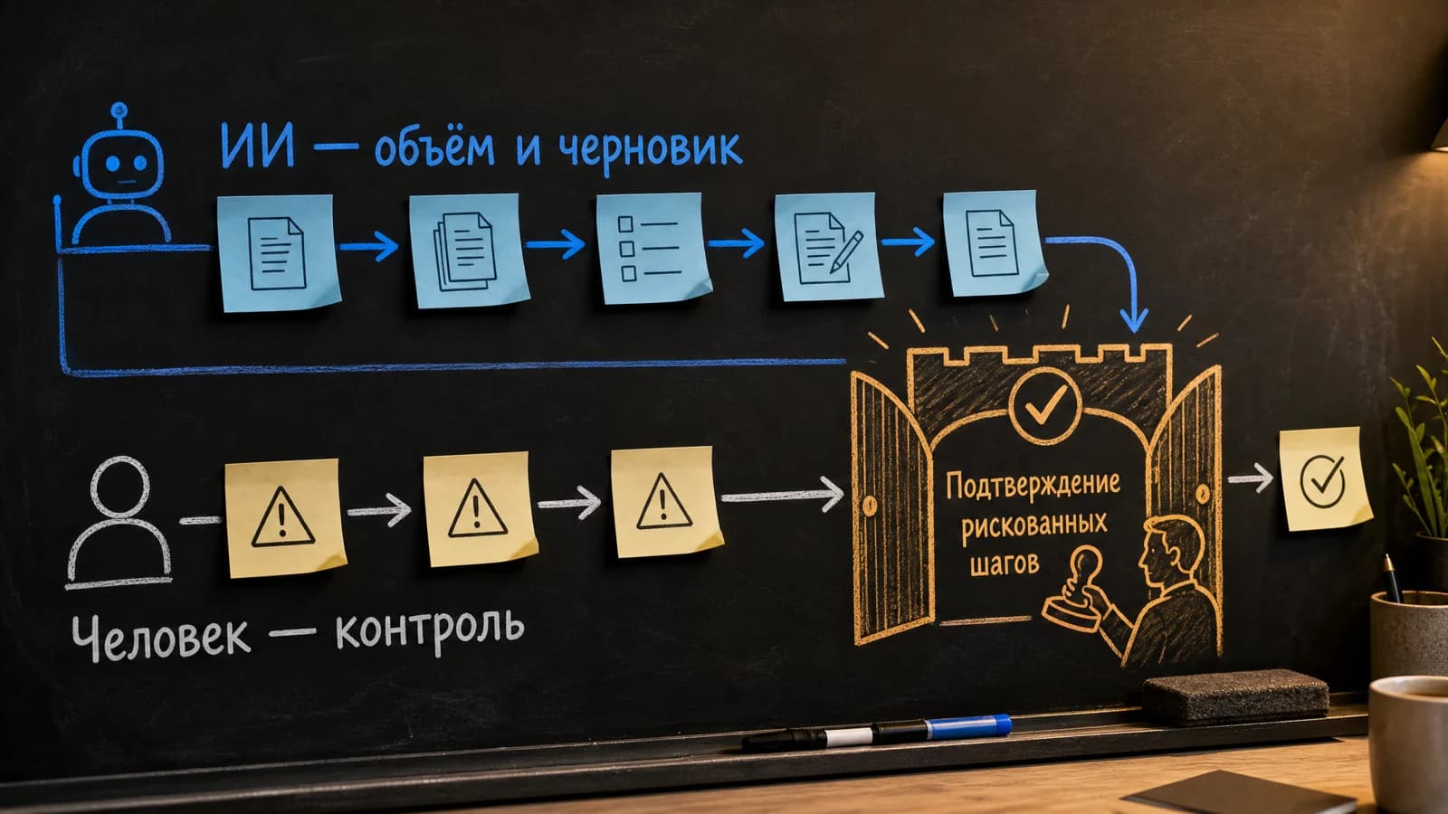 Таблица процессов, которые бизнес отдаёт ИИ: поддержка, продажи, документы, аналитика, найм
