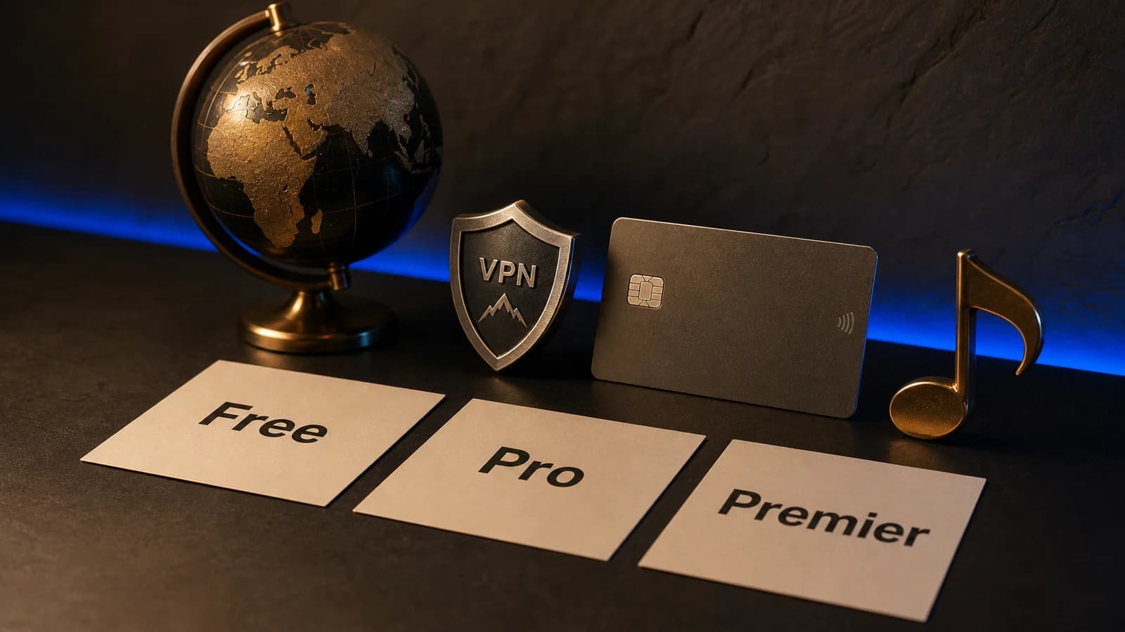 Тарифы Suno AI и доступ из России: карточки Free, Pro, Premier, карта и VPN