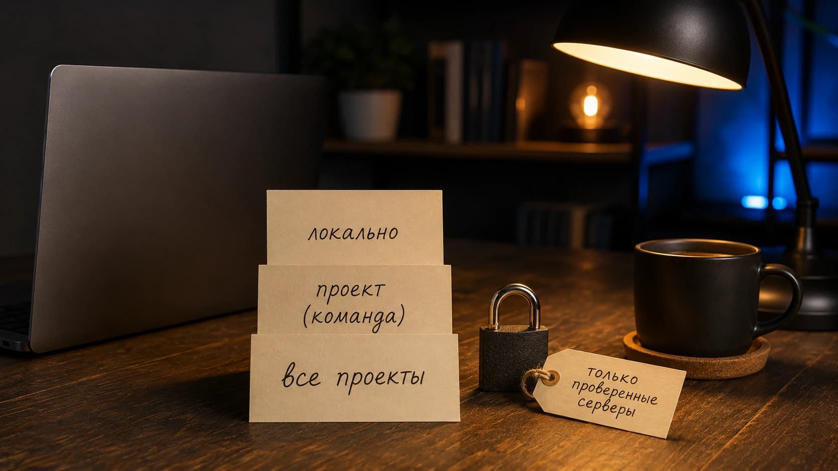 Три scope в claude mcp: local только для тебя, project через .mcp.json для команды, user во всех проектах