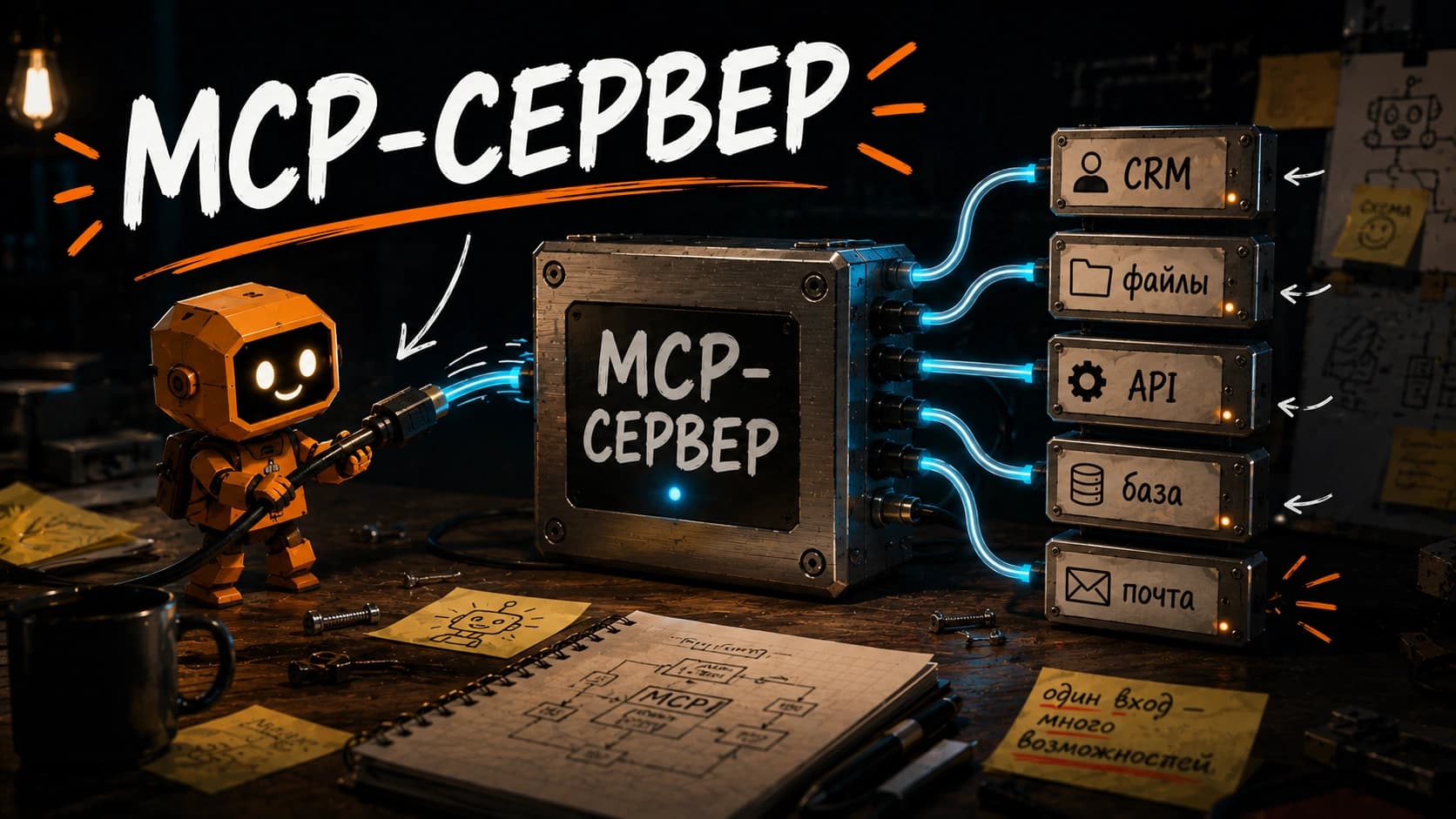 MCP-сервер: что это простыми словами и зачем он ИИ-агентам
