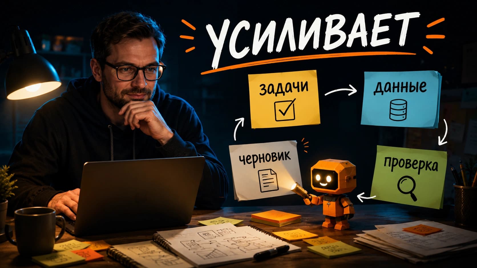 ИИ-агент усиливает сотрудника в рабочих задачах