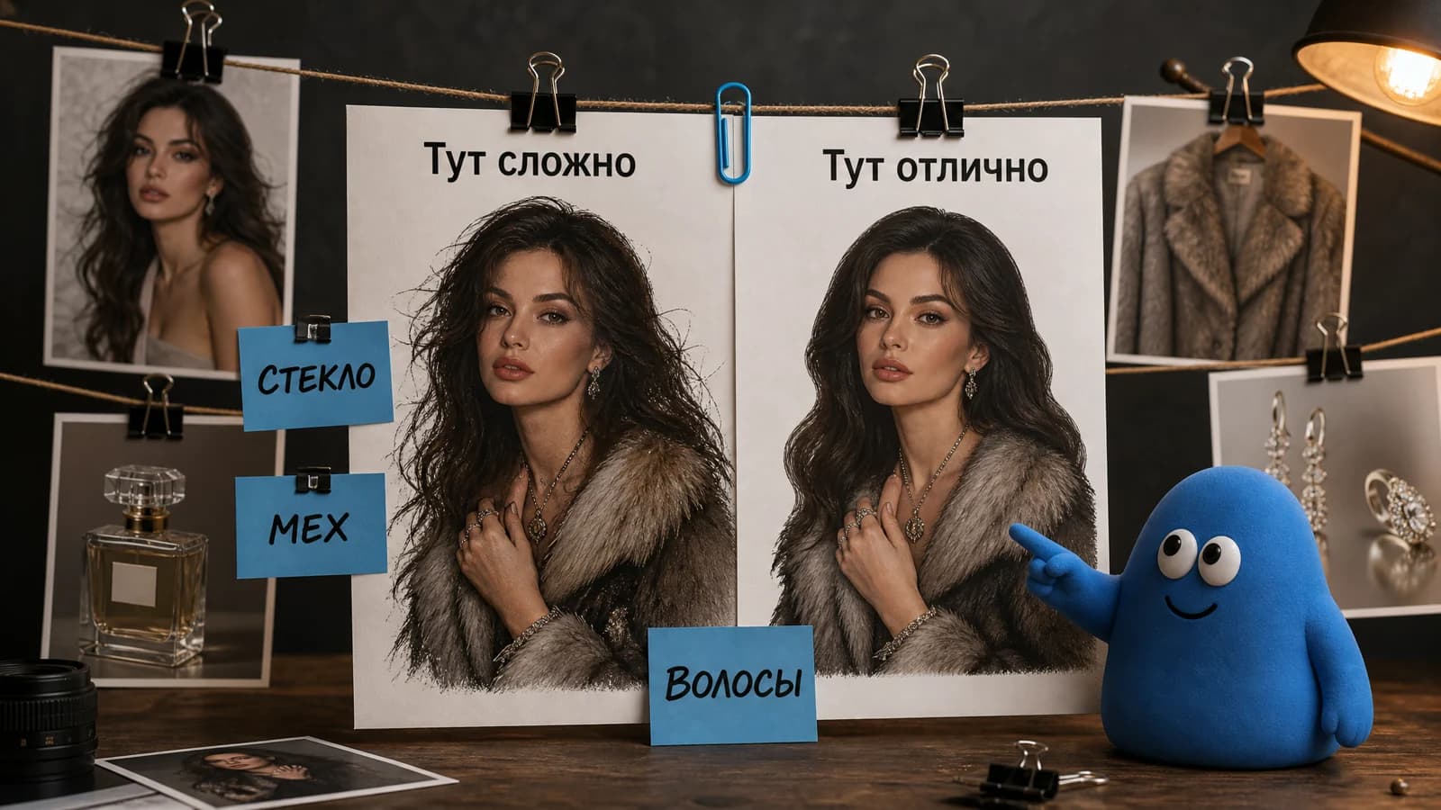 Edge-кейсы: волосы, мех, стекло и украшения требуют ручной проверки